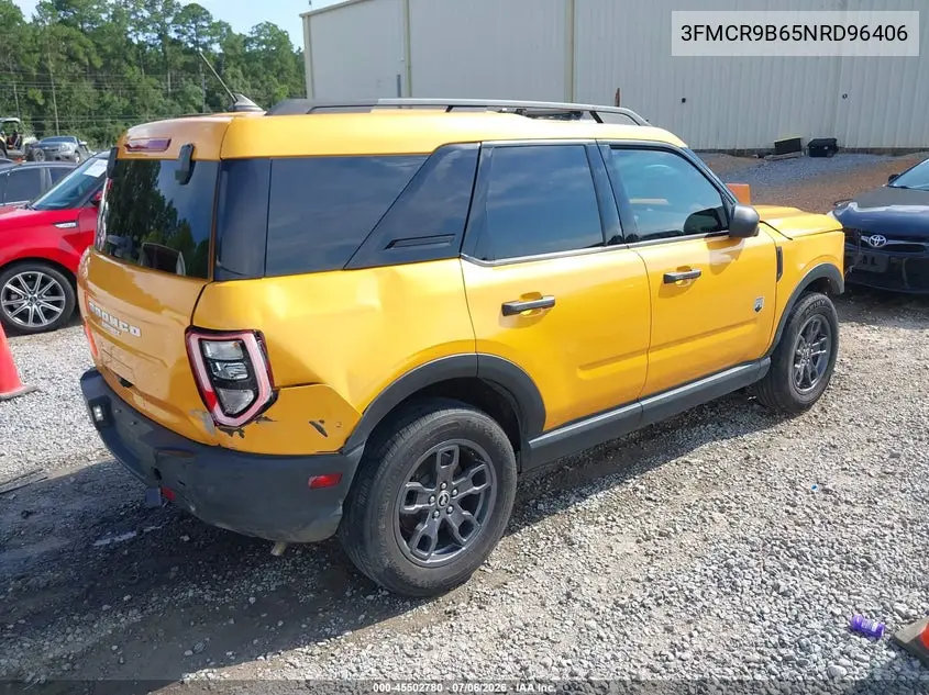 2022 Ford Bronco Sport Big Bend VIN: 3FMCR9B65NRD96406 Lot: 45502780
