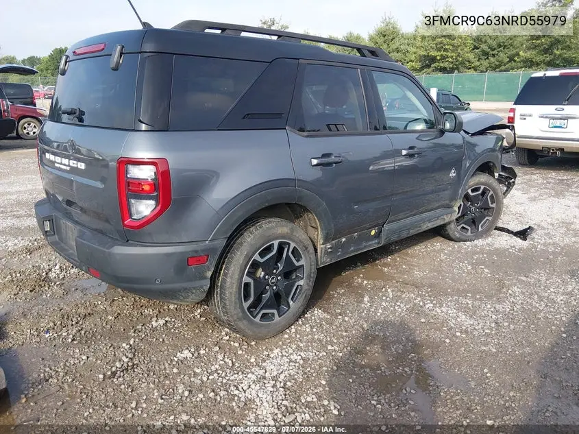 2022 Ford Bronco Sport Outer Banks VIN: 3FMCR9C63NRD55979 Lot: 45547829