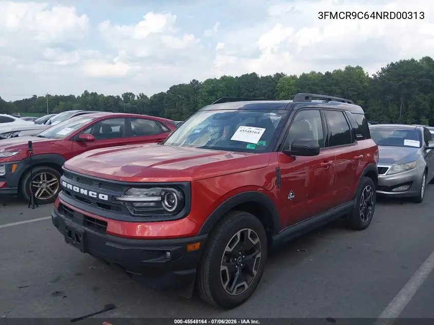 2022 Ford Bronco Sport Outer Banks VIN: 3FMCR9C64NRD00313 Lot: 45548164