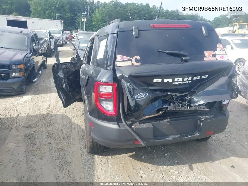 2022 Ford Bronco Sport Big Bend VIN: 3FMCR9B65NRE16993 Lot: 45563904