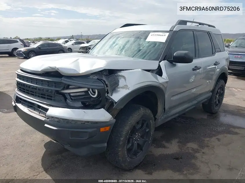 2022 Ford Bronco Sport VIN: 3FMCR9A60NRD75206 Lot: 45590669