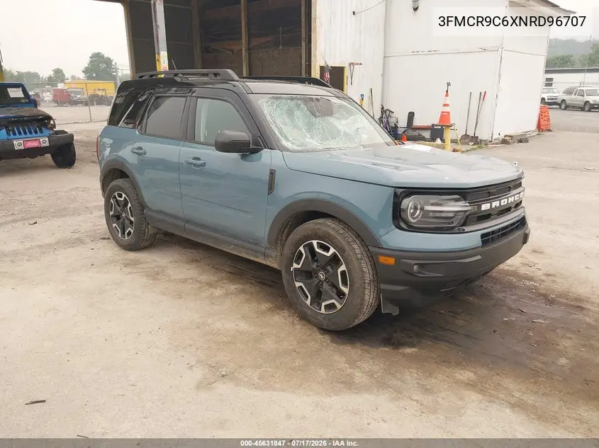2022 Ford Bronco Sport Outer Banks VIN: 3FMCR9C6XNRD96707 Lot: 45631847