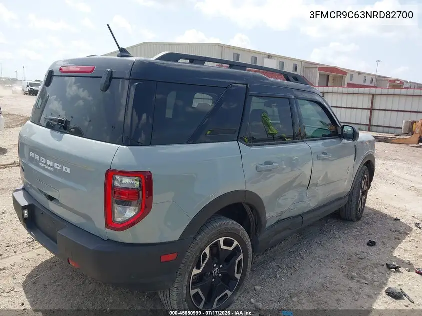 2022 Ford Bronco Sport Outer Banks VIN: 3FMCR9C63NRD82700 Lot: 45650999