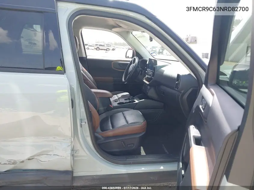 2022 Ford Bronco Sport Outer Banks VIN: 3FMCR9C63NRD82700 Lot: 45650999
