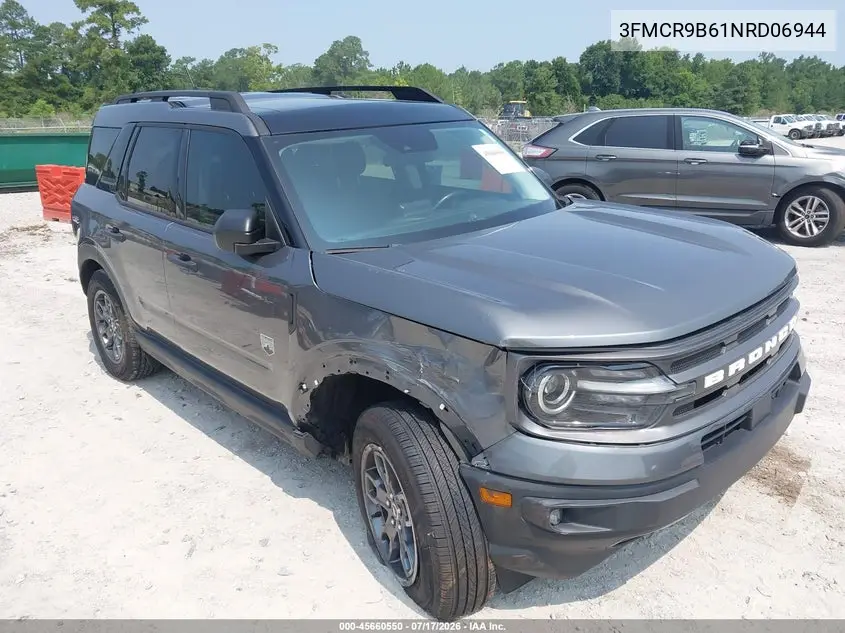 2022 Ford Bronco Sport Big Bend VIN: 3FMCR9B61NRD06944 Lot: 45660550