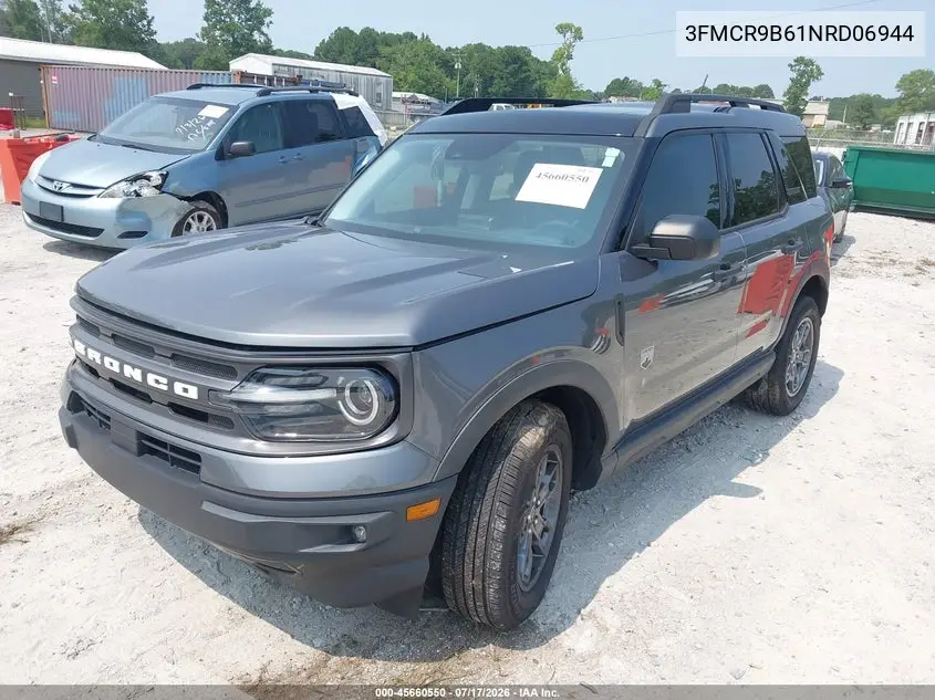 2022 Ford Bronco Sport Big Bend VIN: 3FMCR9B61NRD06944 Lot: 45660550
