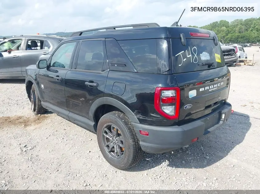 2022 Ford Bronco Sport Big Bend VIN: 3FMCR9B65NRD06395 Lot: 45680033
