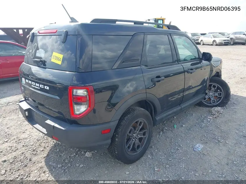2022 Ford Bronco Sport Big Bend VIN: 3FMCR9B65NRD06395 Lot: 45680033