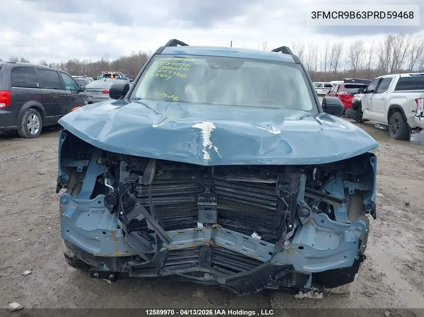 2023 Ford Bronco Sport Big Bend VIN: 3FMCR9B63PRD59468 Lot: 12589970