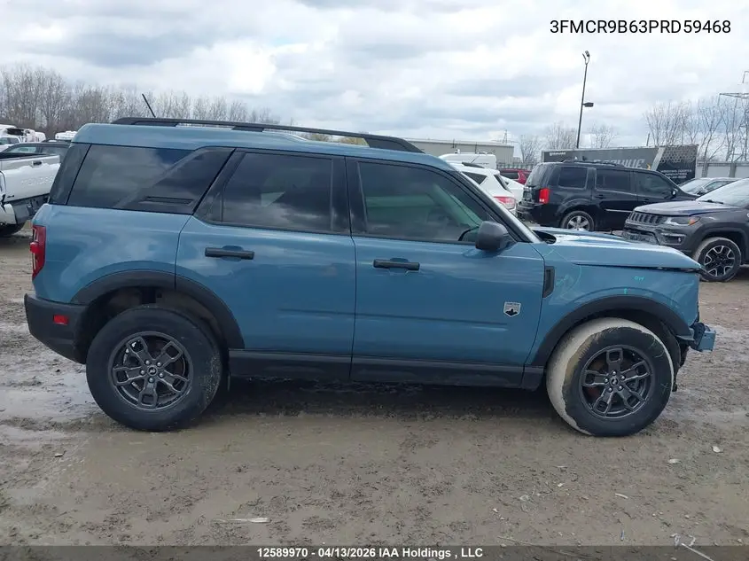 2023 Ford Bronco Sport Big Bend VIN: 3FMCR9B63PRD59468 Lot: 12589970