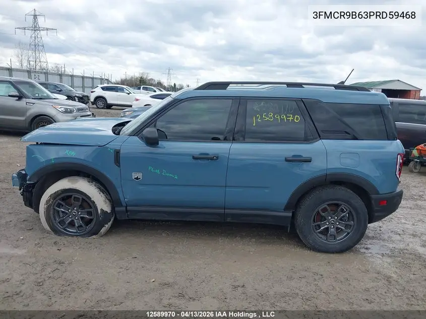 2023 Ford Bronco Sport Big Bend VIN: 3FMCR9B63PRD59468 Lot: 12589970