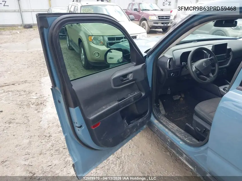 2023 Ford Bronco Sport Big Bend VIN: 3FMCR9B63PRD59468 Lot: 12589970