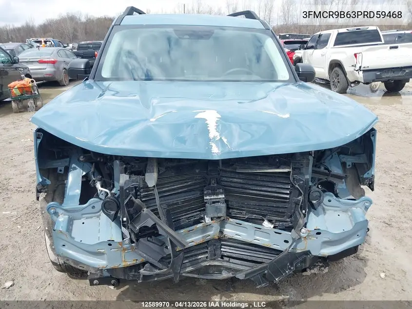 2023 Ford Bronco Sport Big Bend VIN: 3FMCR9B63PRD59468 Lot: 12589970