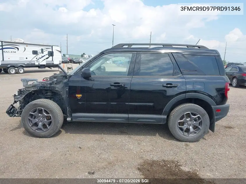 2023 Ford Bronco Sport Badlands VIN: 3FMCR9D97PRD91346 Lot: 30094479