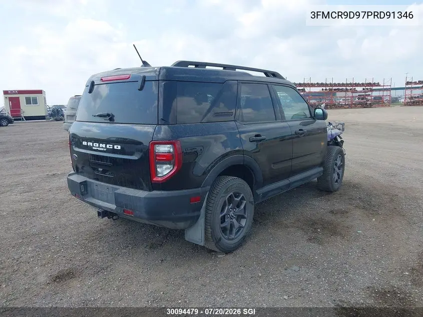 2023 Ford Bronco Sport Badlands VIN: 3FMCR9D97PRD91346 Lot: 30094479