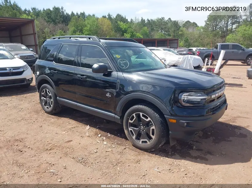 2023 Ford Bronco Sport Outer Banks VIN: 3FMCR9C63PRD32219 Lot: 44756826