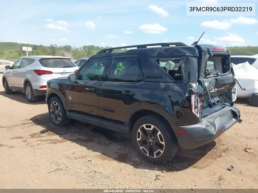 2023 Ford Bronco Sport Outer Banks VIN: 3FMCR9C63PRD32219 Lot: 44756826