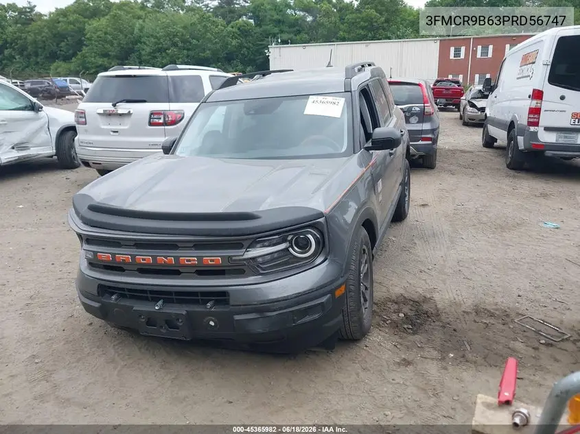 2023 Ford Bronco Sport Big Bend VIN: 3FMCR9B63PRD56747 Lot: 45365982