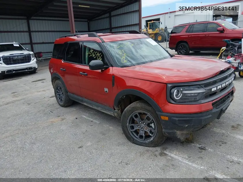 2023 Ford Bronco Sport Big Bend VIN: 3FMCR9B64PRE31441 Lot: 45565956