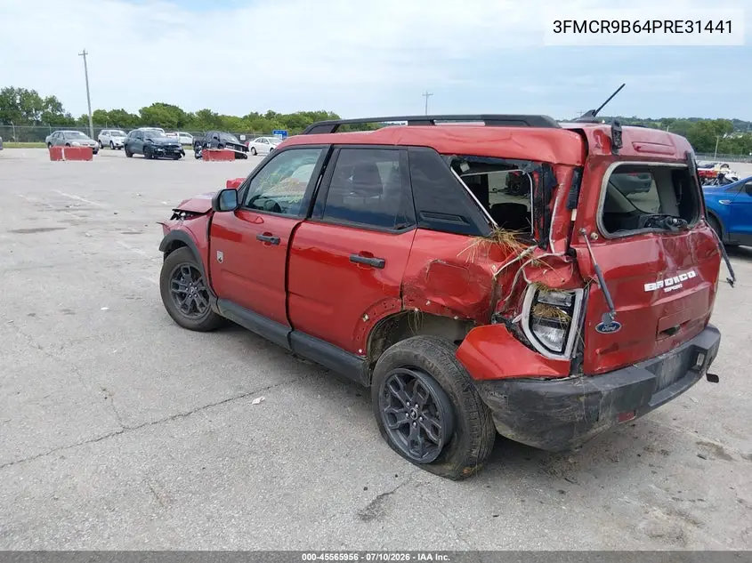 2023 Ford Bronco Sport Big Bend VIN: 3FMCR9B64PRE31441 Lot: 45565956