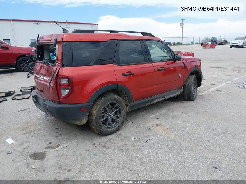 2023 Ford Bronco Sport Big Bend VIN: 3FMCR9B64PRE31441 Lot: 45565956