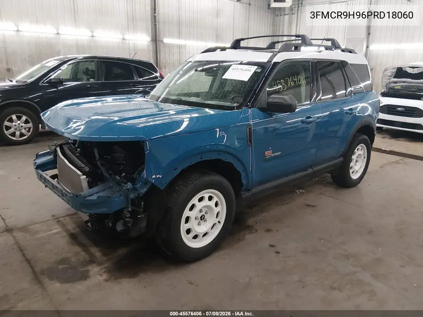 2023 Ford Bronco Sport Heritage Limited VIN: 3FMCR9H96PRD18060 Lot: 45576406