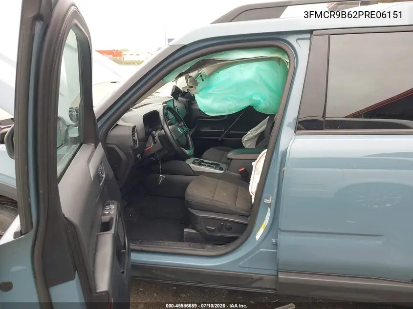 2023 Ford Bronco Sport Big Bend VIN: 3FMCR9B62PRE06151 Lot: 45586689