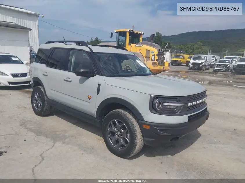 2023 Ford Bronco Sport Badlands VIN: 3FMCR9D95PRD88767 Lot: 45587438