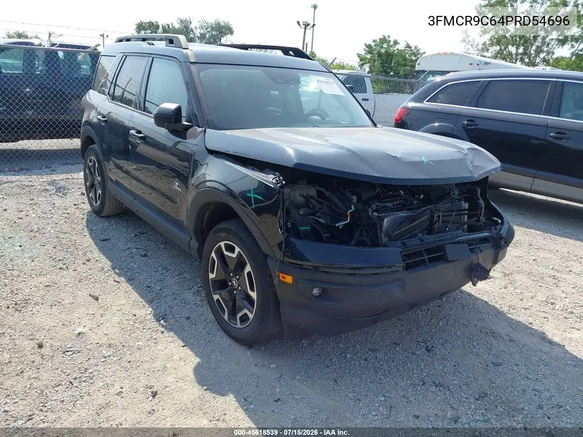 2023 Ford Bronco Sport Outer Banks VIN: 3FMCR9C64PRD54696 Lot: 45618539
