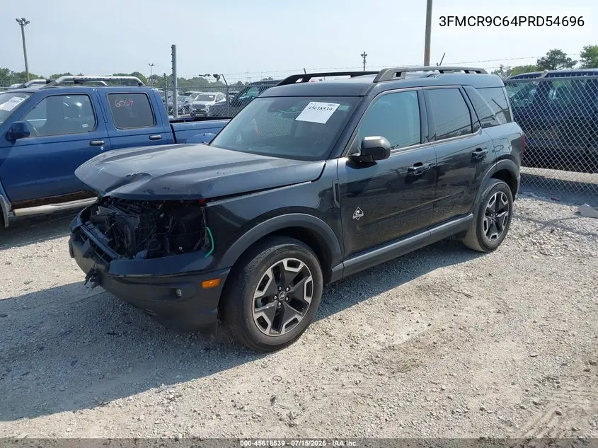 2023 Ford Bronco Sport Outer Banks VIN: 3FMCR9C64PRD54696 Lot: 45618539