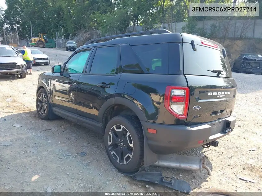 2023 Ford Bronco Sport Outer Banks VIN: 3FMCR9C6XPRD27244 Lot: 45623804