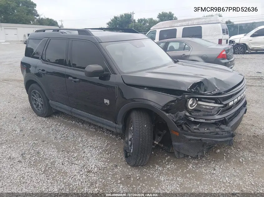 2023 Ford Bronco Sport Big Bend VIN: 3FMCR9B67PRD52636 Lot: 45668526