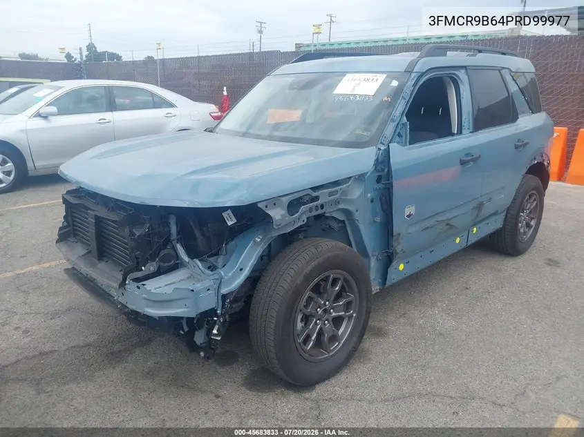 2023 Ford Bronco Sport Big Bend VIN: 3FMCR9B64PRD99977 Lot: 45683833