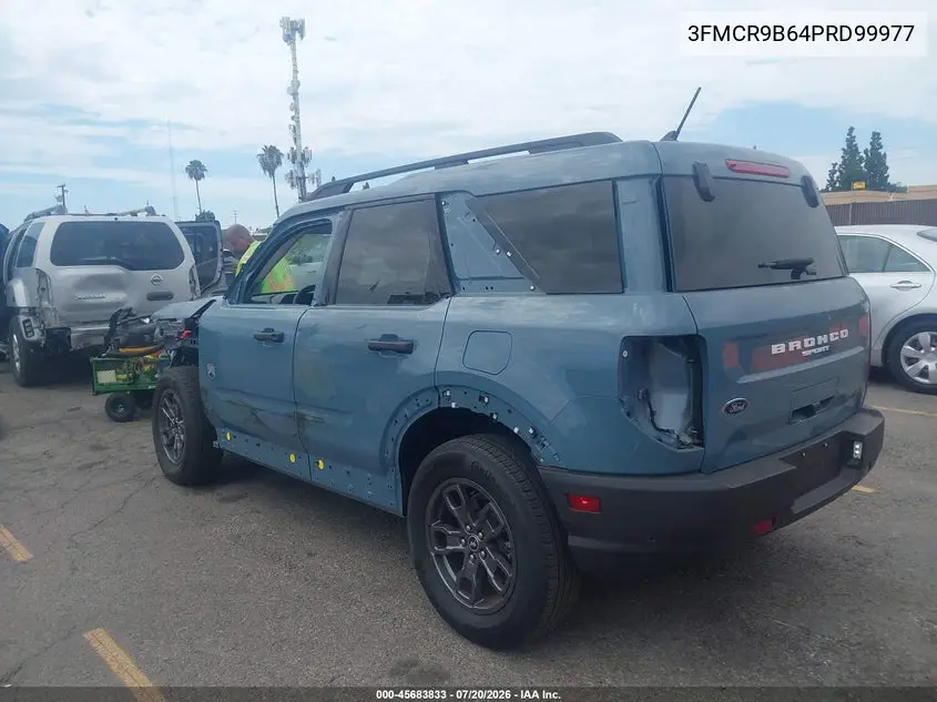 2023 Ford Bronco Sport Big Bend VIN: 3FMCR9B64PRD99977 Lot: 45683833