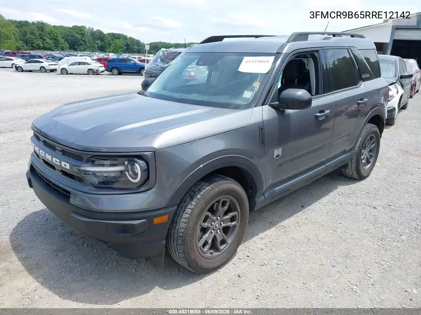 2024 Ford Bronco Sport Big Bend VIN: 3FMCR9B65RRE12142 Lot: 45319068
