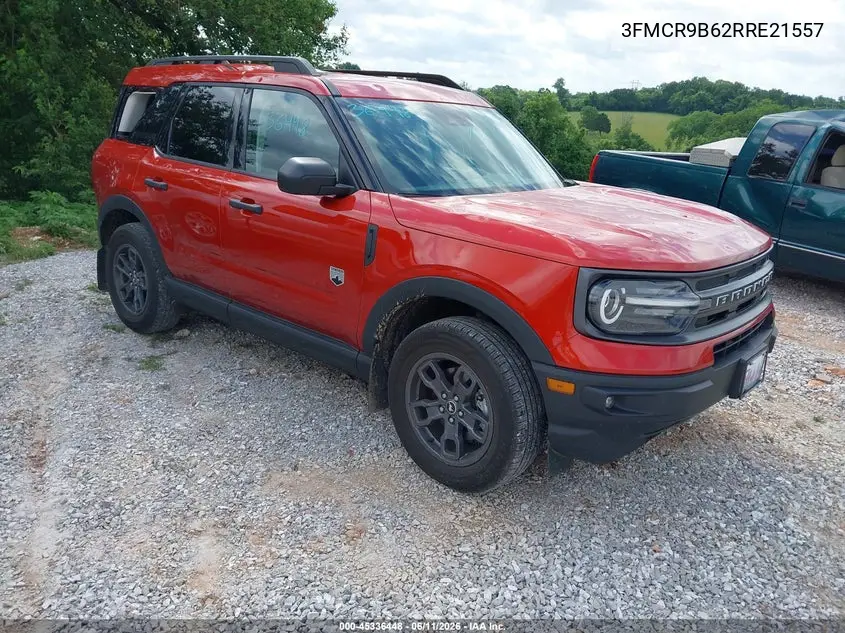 2024 Ford Bronco Sport Big Bend VIN: 3FMCR9B62RRE21557 Lot: 45336448