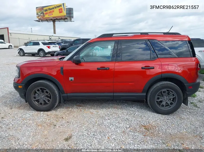 2024 Ford Bronco Sport Big Bend VIN: 3FMCR9B62RRE21557 Lot: 45336448