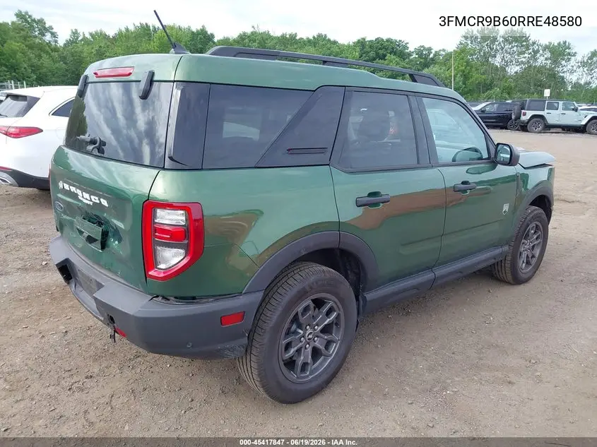 2024 Ford Bronco Sport Big Bend VIN: 3FMCR9B60RRE48580 Lot: 45417847
