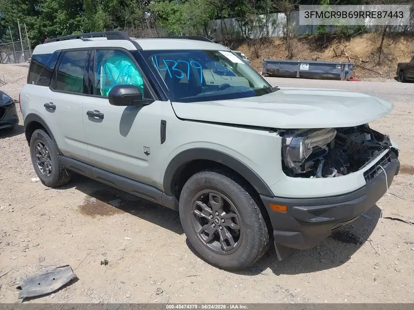 2024 Ford Bronco Sport Big Bend VIN: 3FMCR9B69RRE87443 Lot: 45474379