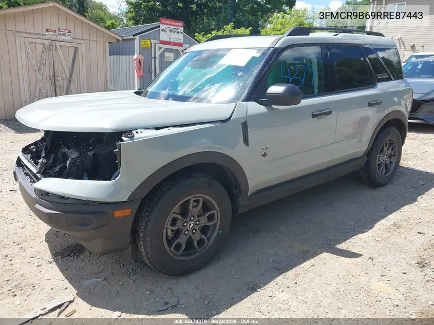 2024 Ford Bronco Sport Big Bend VIN: 3FMCR9B69RRE87443 Lot: 45474379
