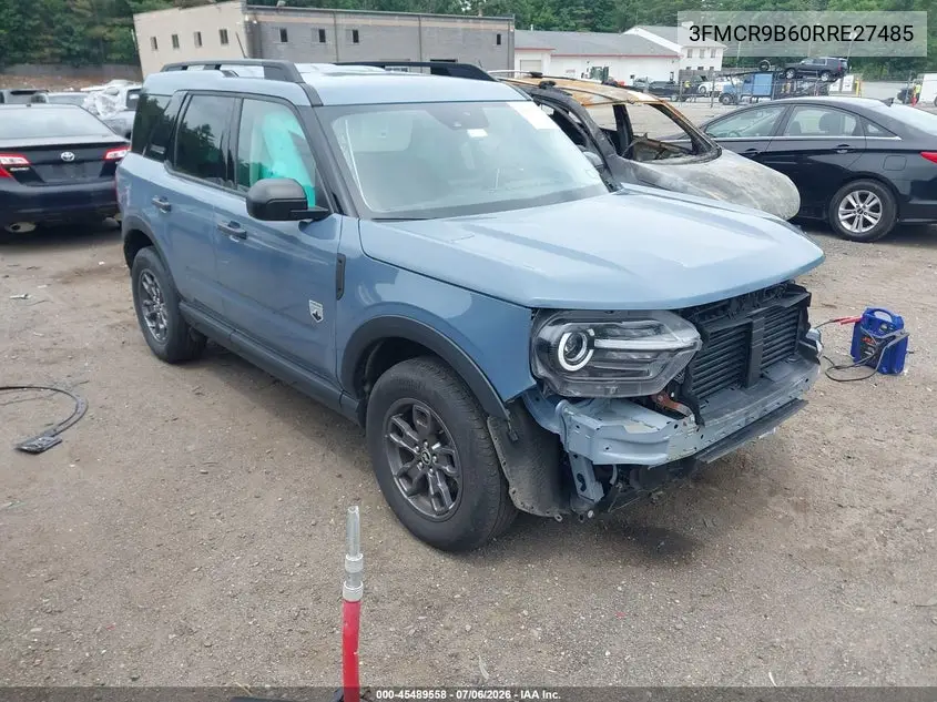 2024 Ford Bronco Sport Big Bend VIN: 3FMCR9B60RRE27485 Lot: 45489558
