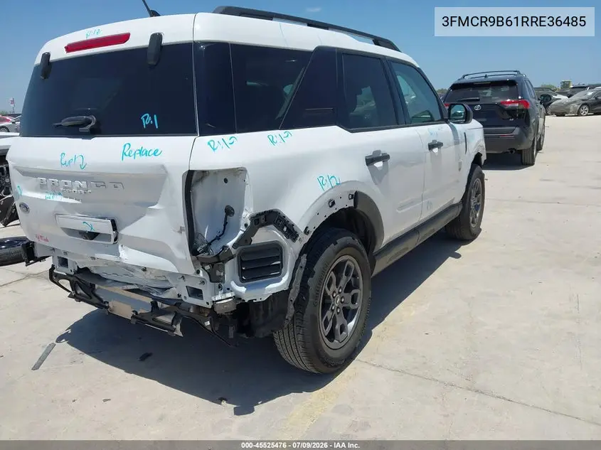 2024 Ford Bronco Sport Big Bend VIN: 3FMCR9B61RRE36485 Lot: 45525476
