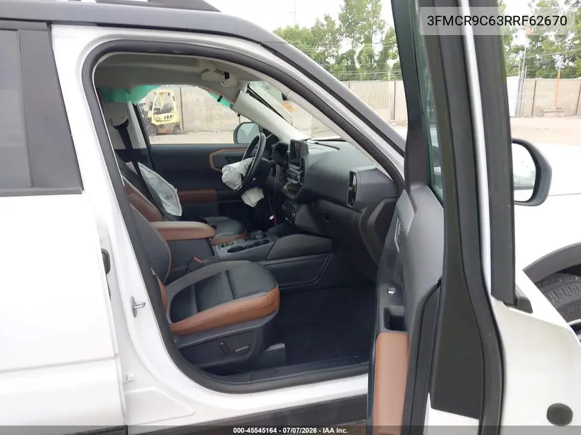 2024 Ford Bronco Sport Outer Banks VIN: 3FMCR9C63RRF62670 Lot: 45545164