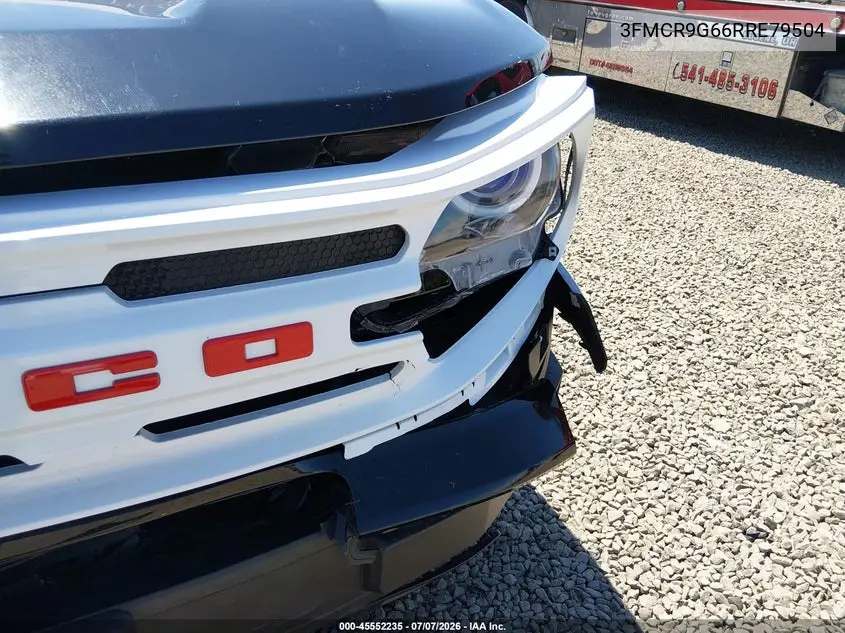 2024 Ford Bronco Sport Heritage VIN: 3FMCR9G66RRE79504 Lot: 45552235