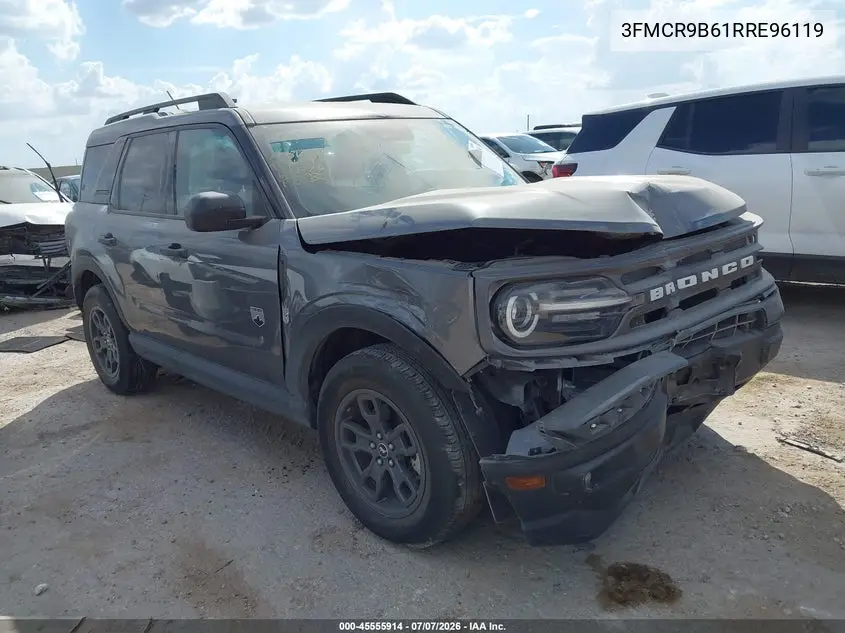 2024 Ford Bronco Sport Big Bend VIN: 3FMCR9B61RRE96119 Lot: 45555914