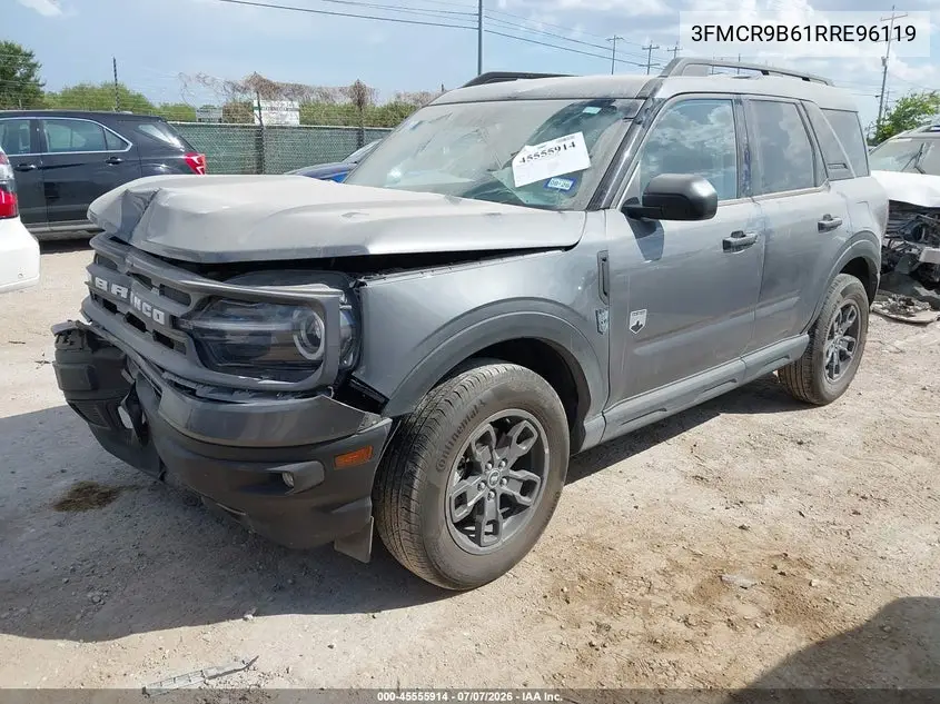 2024 Ford Bronco Sport Big Bend VIN: 3FMCR9B61RRE96119 Lot: 45555914