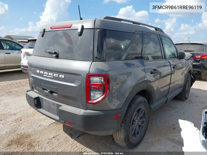 2024 Ford Bronco Sport Big Bend VIN: 3FMCR9B61RRE96119 Lot: 45555914