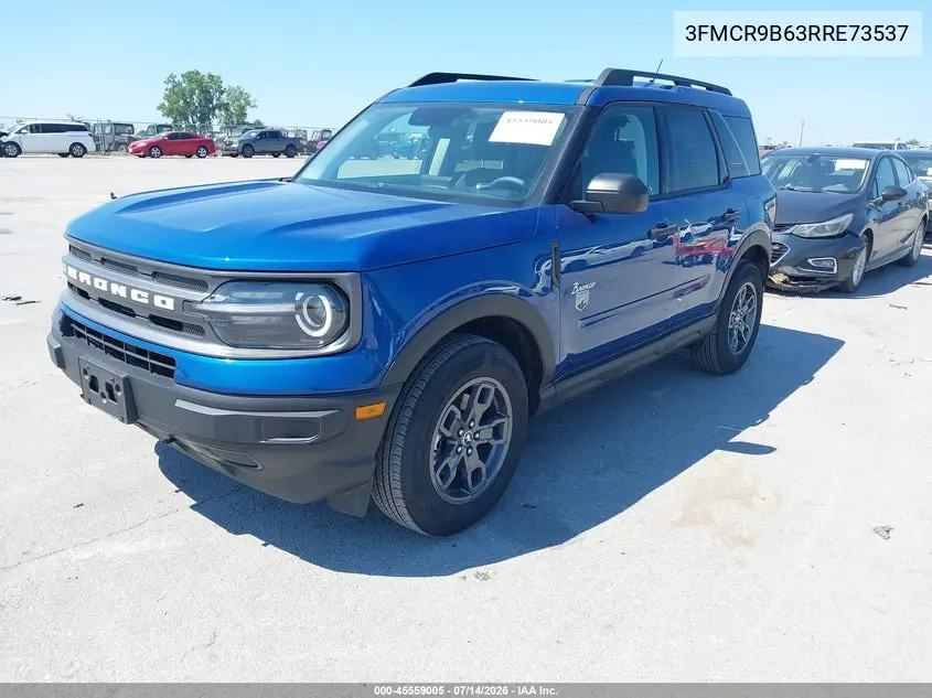 2024 Ford Bronco Sport Big Bend VIN: 3FMCR9B63RRE73537 Lot: 45559005