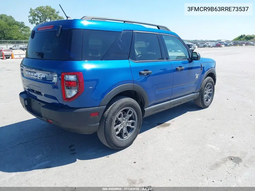 2024 Ford Bronco Sport Big Bend VIN: 3FMCR9B63RRE73537 Lot: 45559005