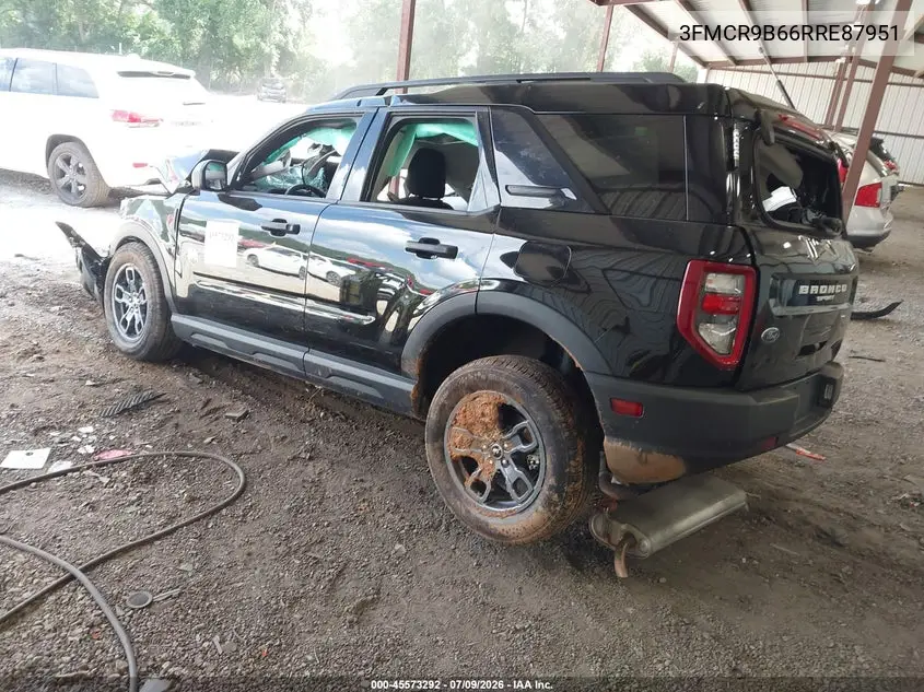 2024 Ford Bronco Sport Big Bend VIN: 3FMCR9B66RRE87951 Lot: 45573292